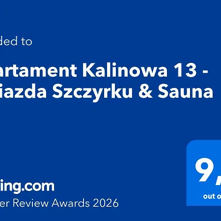 Kalinowa 13 - Gwiazda Szczyrku&sauna *